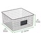 mDesign Metal Wire Food Organizer Storage Bins with Lable Slot - 8 Pack